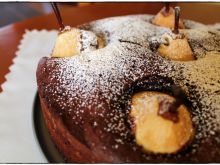 Ciasto czekoladowo-gruszkowe z nutą piernika