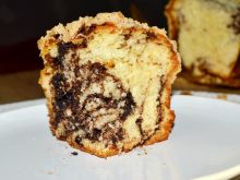 Ciasto drożdżowe ( drożdżówka) z kakao i kruszonką