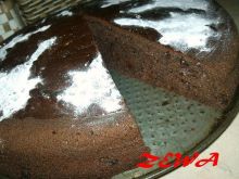 Ciasto kakaowe z rodzynkami