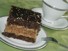 Ciasto makowo-orzechowe z masą kawową 