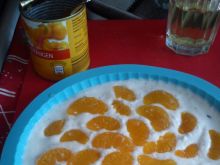 Ciasto na zimno z mandarynkami