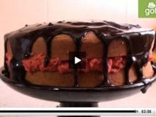 Ciasto z musem truskawkowym [video]