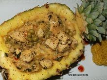 Curry drobiowe z ananasem wg Buni :