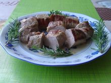 Filet wieprzowy w sosie śmietanowo - musztardowym 