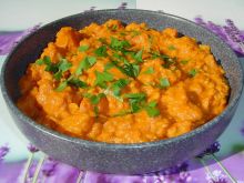 Jesienna dynia hokkaido z curry i soczewicą