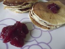 Jogurtowo orzechowe pancakes