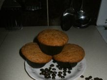 Kawowe muffinki z chałwą