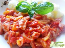 Kiełbasiane danie z włoską nutą