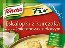 Knorr Fix Eskalopki z kurczaka w sosie