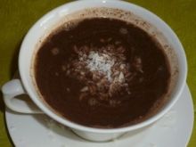 Kokosowa goraca czekolada