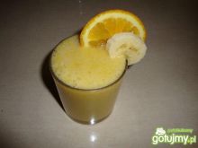 Koktajl banan-pomarańcz