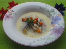 Kremowa zupa z karpia