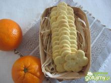 Kruche ciasteczka pomarańczowe
