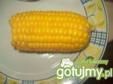 Kukurydza gotowana  o smaku czosnkowym