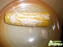 Kukurydza w sosie czosnkowym