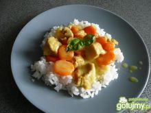 Kurczak z ryżem, warzywami i ananasem!