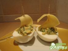 Łódki z jajek
