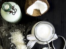 Mleko kokosowe i mleko ryżowe