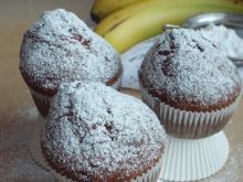 Muffinki bananowe z czekoladowymi kropelkami 