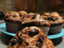 Muffiny z dużą ilością czekolady