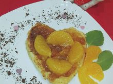 Omlety -serca z mandarynkami