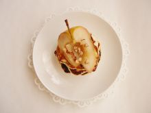 Orzechowe placuszki z ricotty z jabłkiem