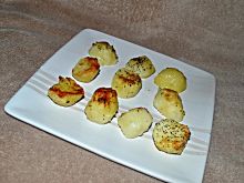Pieczone ziemniaki z bazylią
