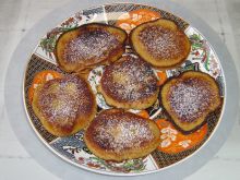 Placki śniadaniowe z płatkami owsianymi i jabłkami