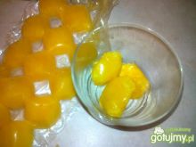 Pomarańczowe kostki lodu