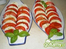 Pomidory z mozarellą.