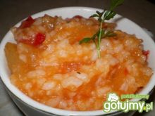Risotto pomidorowe.