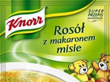Rosół z makaronem misie Knorr