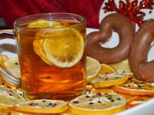 Rozgrzewająca herbata imbirowo-pomarańczowa 