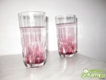 Różowy ocean - czyli  drink malinowy