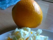 Sałata pekińska z pomarańczą