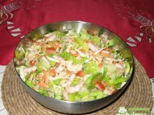 Salatka z krewetkami