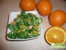 Sałatka z pomarańczą