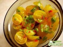 Sałatka z żółtych pomidorków 
