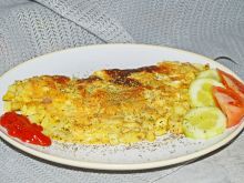 Serowy omlet z ziemniakami