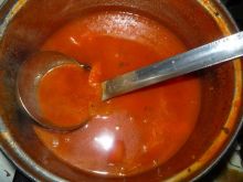 Sos paprykowo-pomidorowy (do gołąbków)