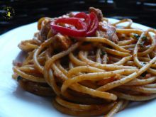 Spaghetti a'la pollo pomodoro