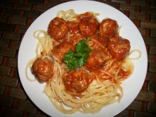 Spaghetti z pulpetami w sosie pomidorowym Zub3r'a