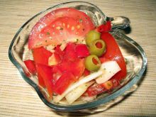 Surówka pomidorowo – paprykowa