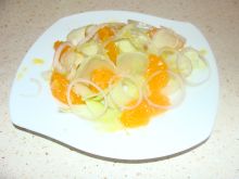 Surówka z kalarepy i pomarańczy