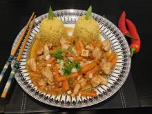 Tajski kurczak z marchewką 