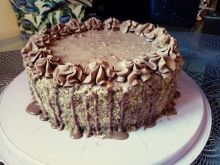 Tort ferrero orzechowo - czekoladowy