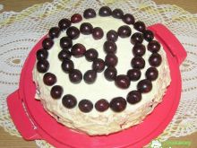 Tort wiśniowy na 60 urodziny