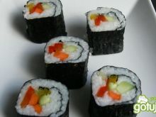 Wegańskie łagodne sushi