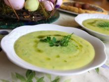Wiosenna zupa ze świeżych ziół