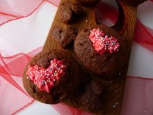 Zakochane muffinki podwójnie czekoladowe